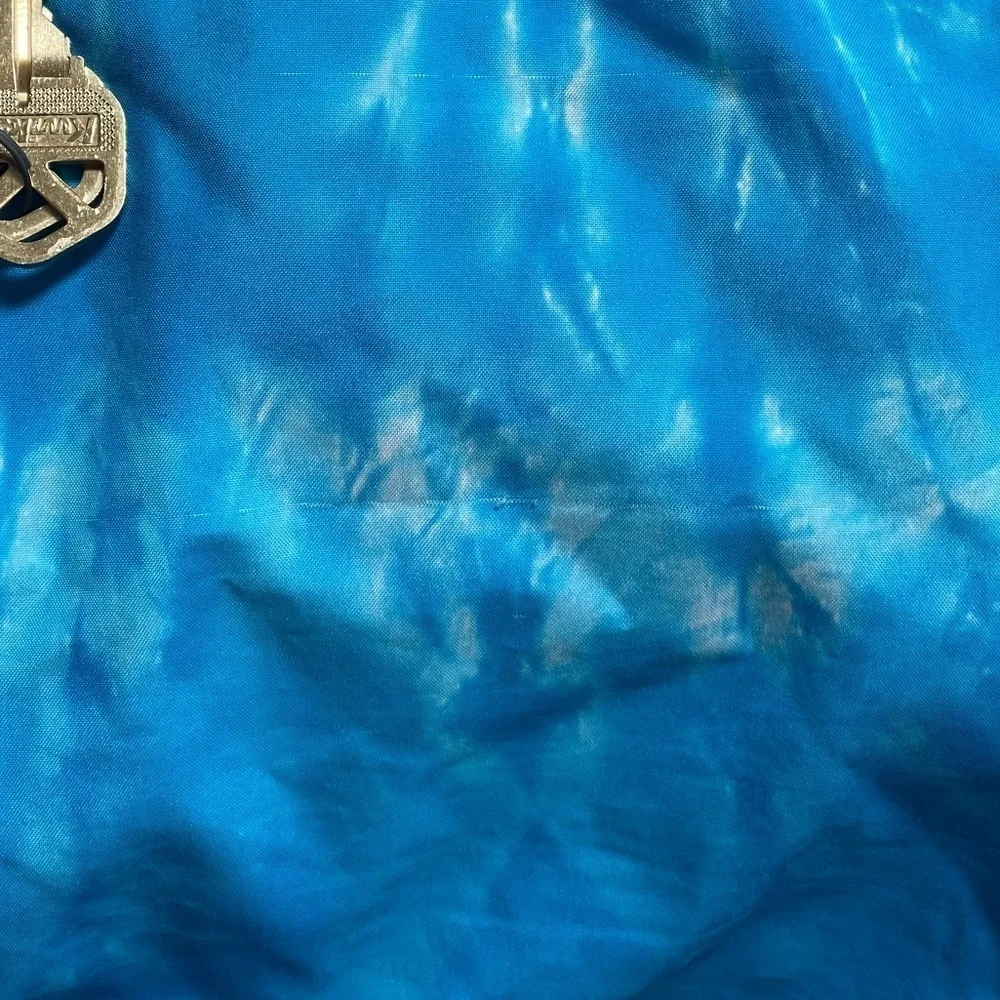 Nike Dri-Fit Blue Tie-Dye Design Athletic Lined Shorts Size Large